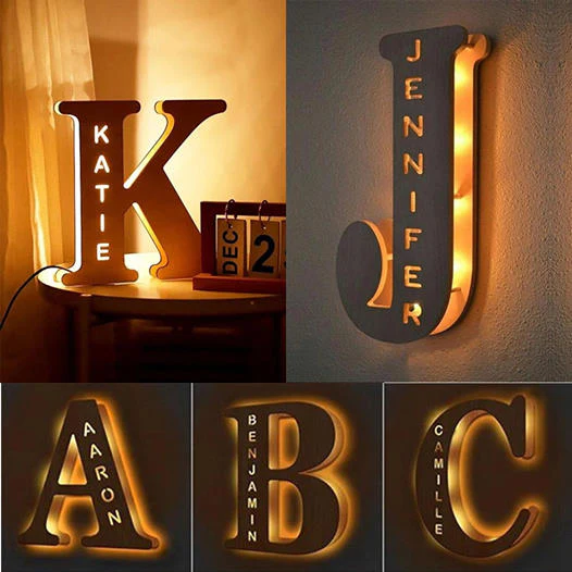 Customized Decor LED Night Light Love Gifts