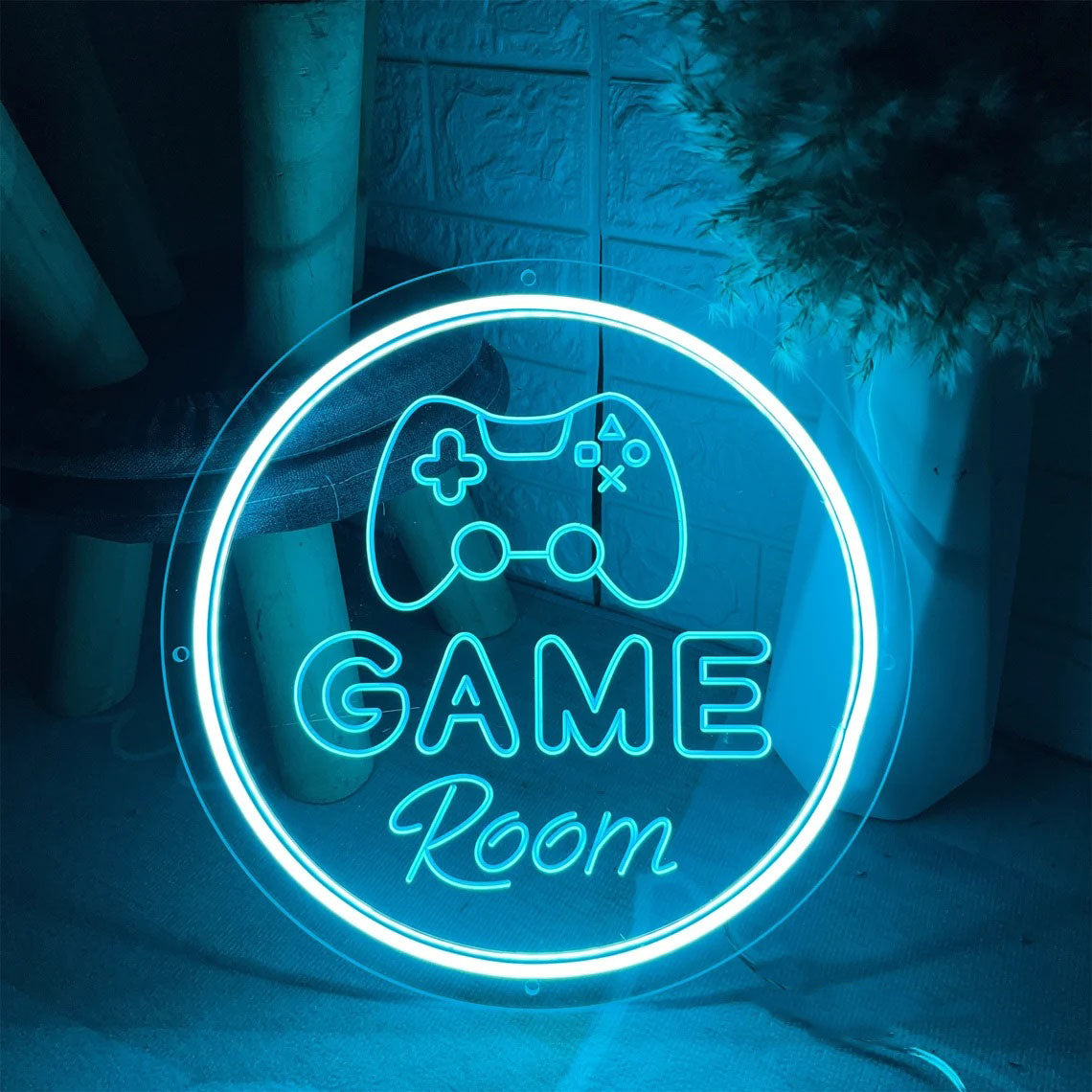 3D Engraved Neon Sign: Game Room