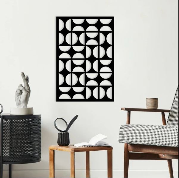 Abstract Wall Art-Mid Century Modern Acrylic Wall Art