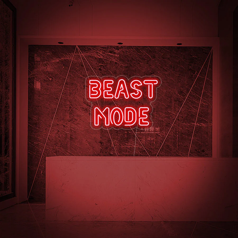 Beast Mode Neon Sign