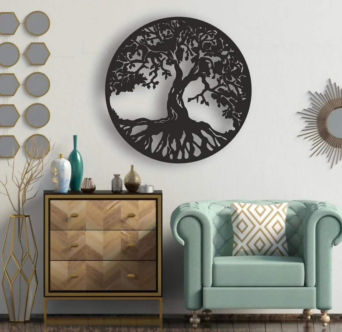 Elegant Tree of Life Wooden Wall Art