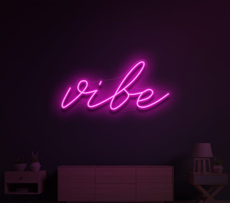 Vibes Neon Sign
