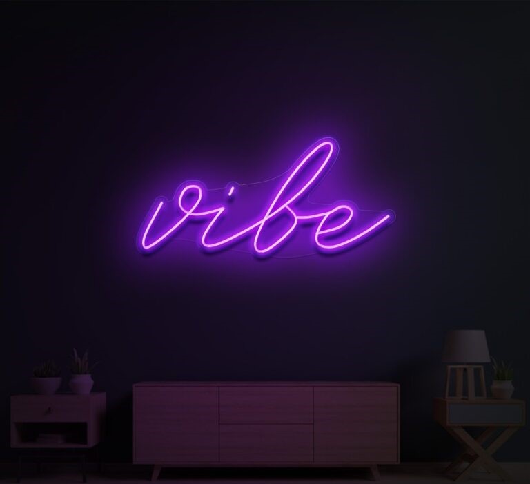 Vibes Neon Sign