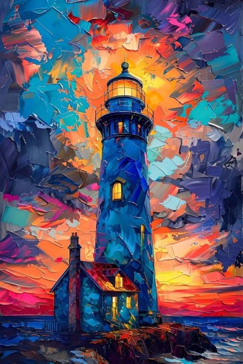 Impressionist Lighthouse