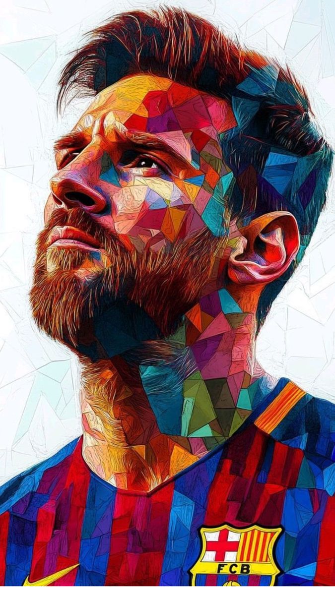 Football Legend Geometric Pop Art