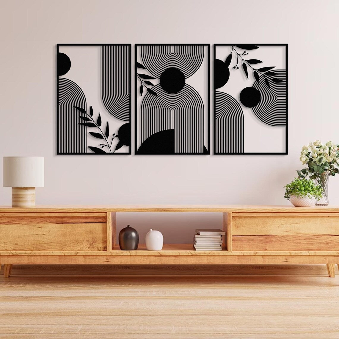 Modern Luxury Wall Art, Mid Century Wall Decor, Abstract Wall Sculpture