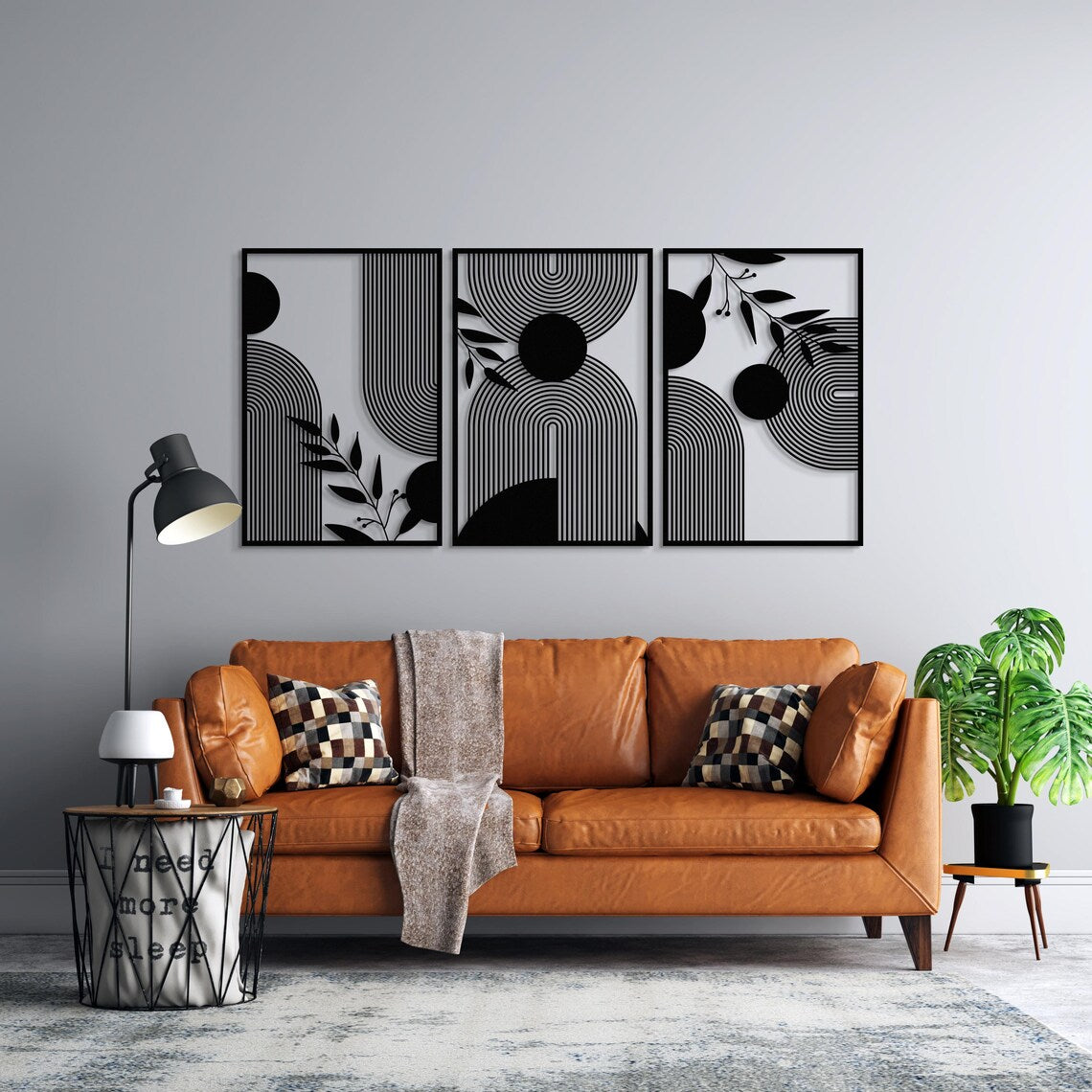 Modern Luxury Wall Art, Mid Century Wall Decor, Abstract Wall Sculpture