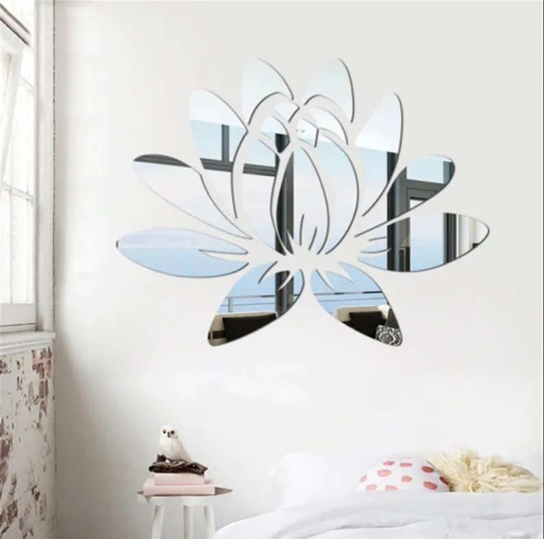 3D Lotus Wall Decor- Delicate Floral Elegance for Modern Interiors