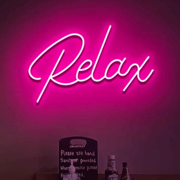 Relax Neon Sign