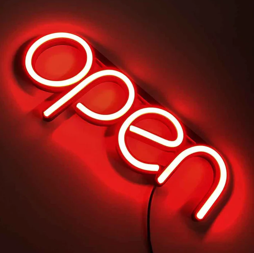 Crafting a Captivating Neon Open Sign