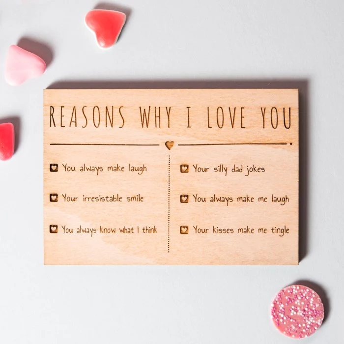 Personalised Wooden Postcard