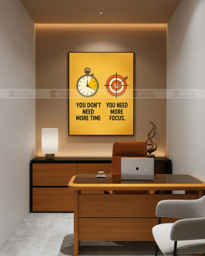 You Don't Need More Time,