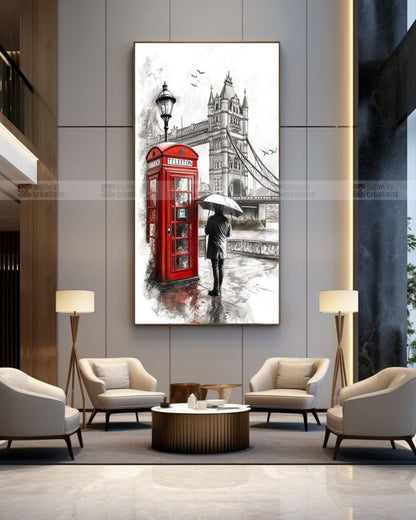 Red Phone Booth at Tower Bridge