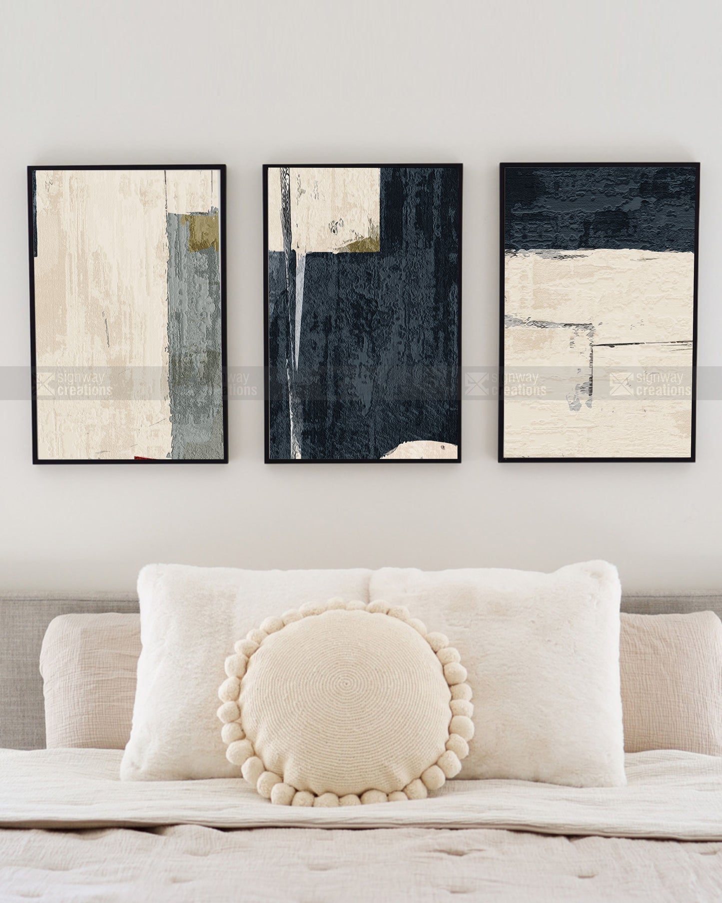 The Quiet Room Canvas Set of 3