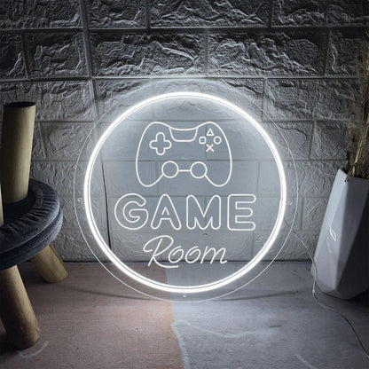 3D Engraved Neon Sign: Game Room