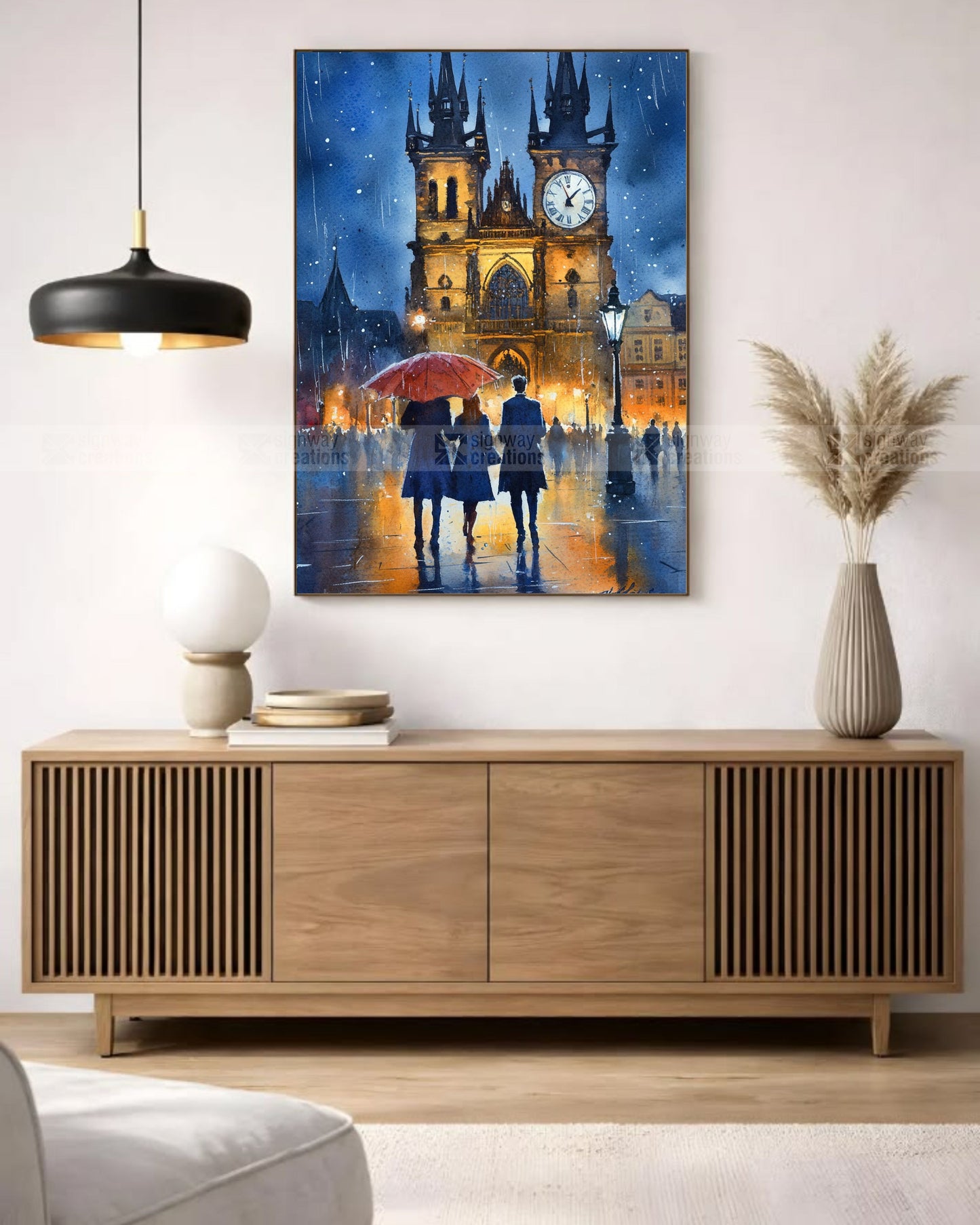Rainy Night in Prague