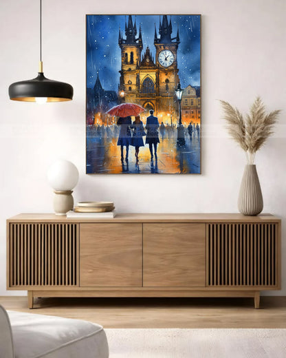Rainy Night in Prague