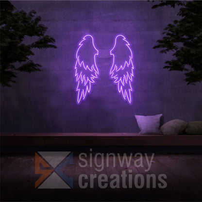Angel Wings pair of Neon Sign- Neon lights