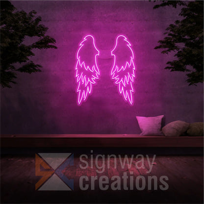 Angel Wings pair of Neon Sign- Neon lights