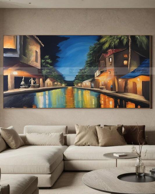 Tropical Night Canal