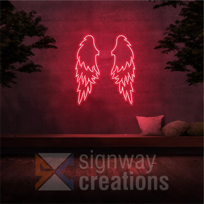 Angel Wings pair of Neon Sign- Neon lights