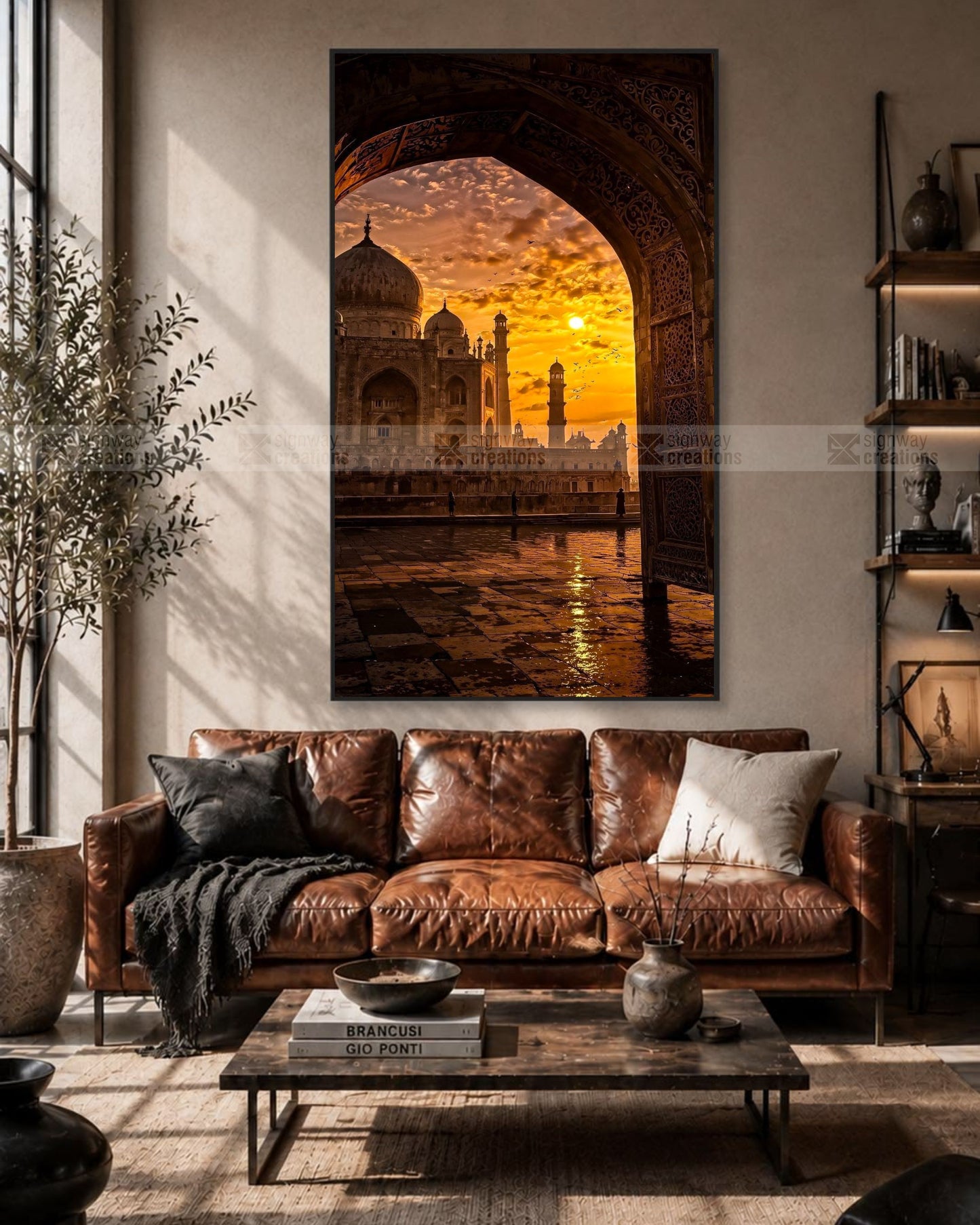 Golden Sunset Through the Mughal Arch