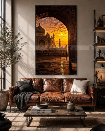 Golden Sunset Through the Mughal Arch