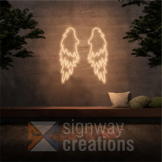 Angel Wings pair of Neon Sign- Neon lights