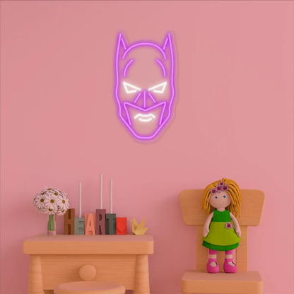 Illuminating the Dark Knight: Batman Neon Sign
