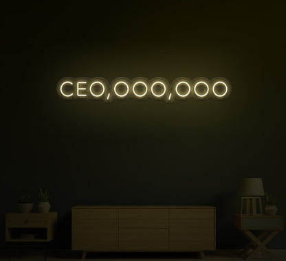 CEO Neon Sign