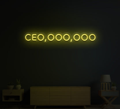 CEO Neon Sign