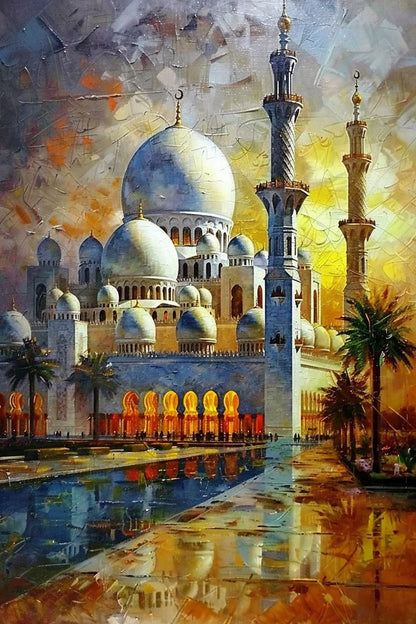 Grand Mosque at Dusk