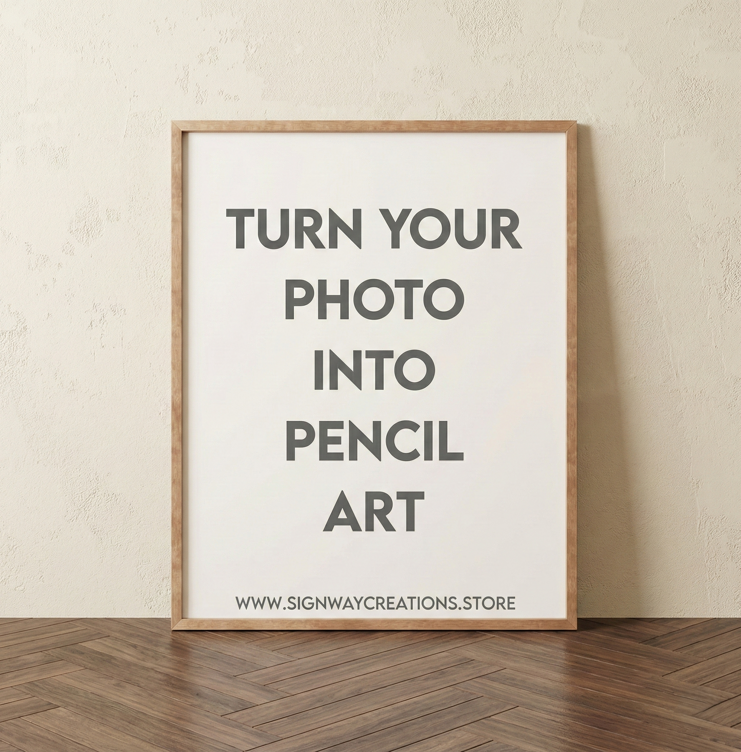 Customize Pencil Art Canvas