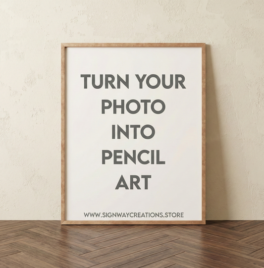 Customize Pencil Art Canvas