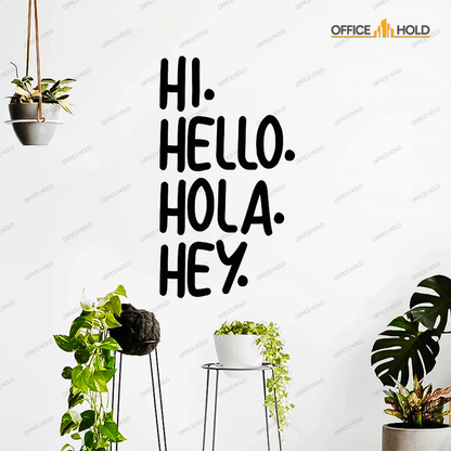 Multi-Language Office Wall Art Decor