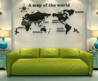 World Map 3D Design