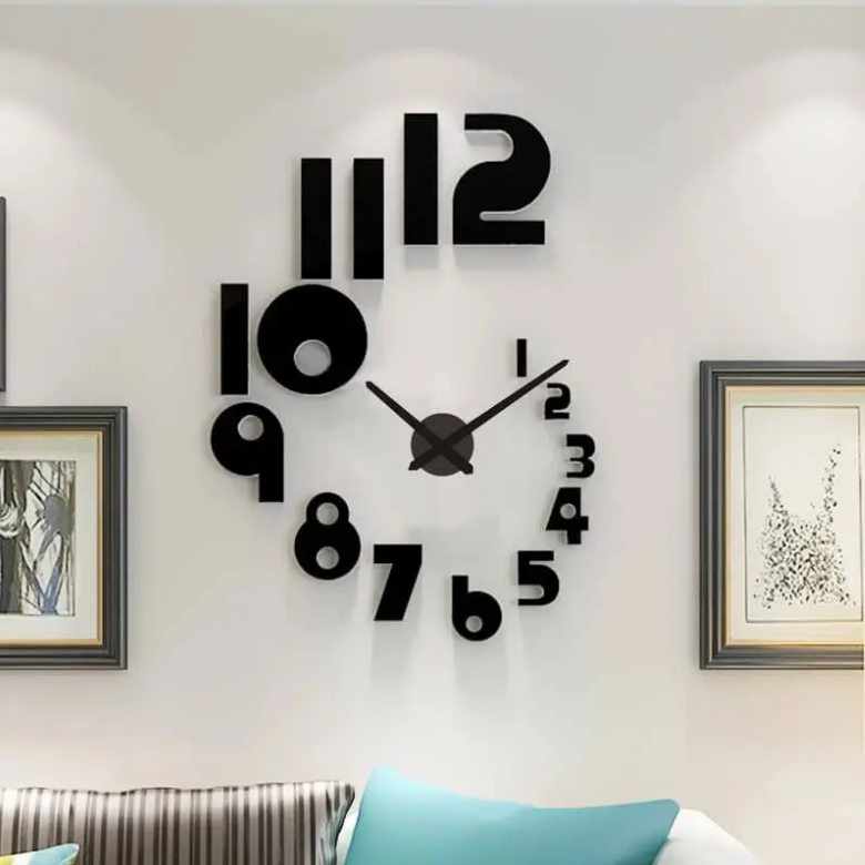 3D DIY Acrylic Wall Clock