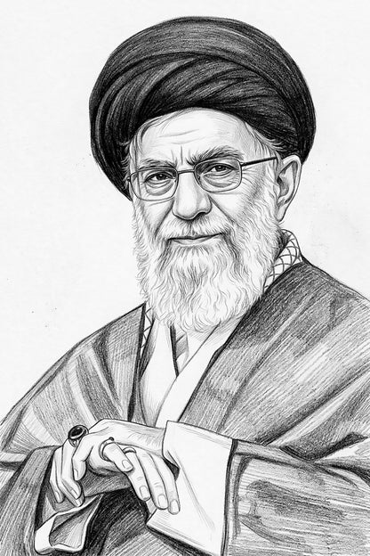 Pencil Art Canvas Portrait