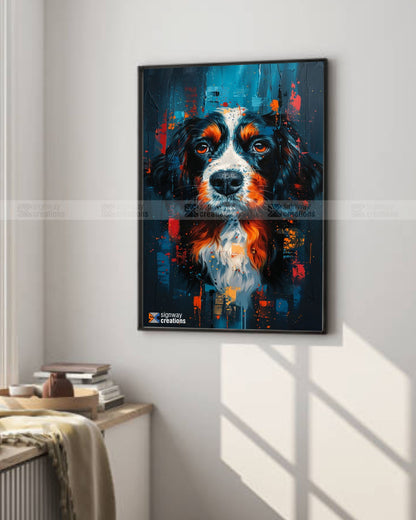 Loyal Soul – Abstract Dog Portrait