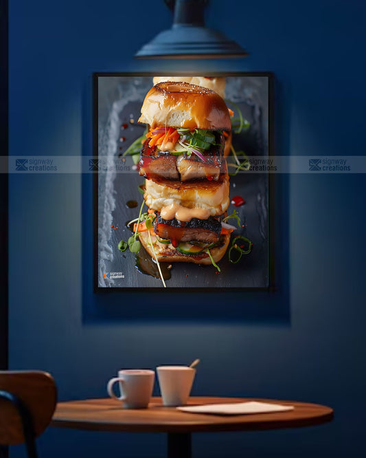 Levitating Sushi Art Canvas