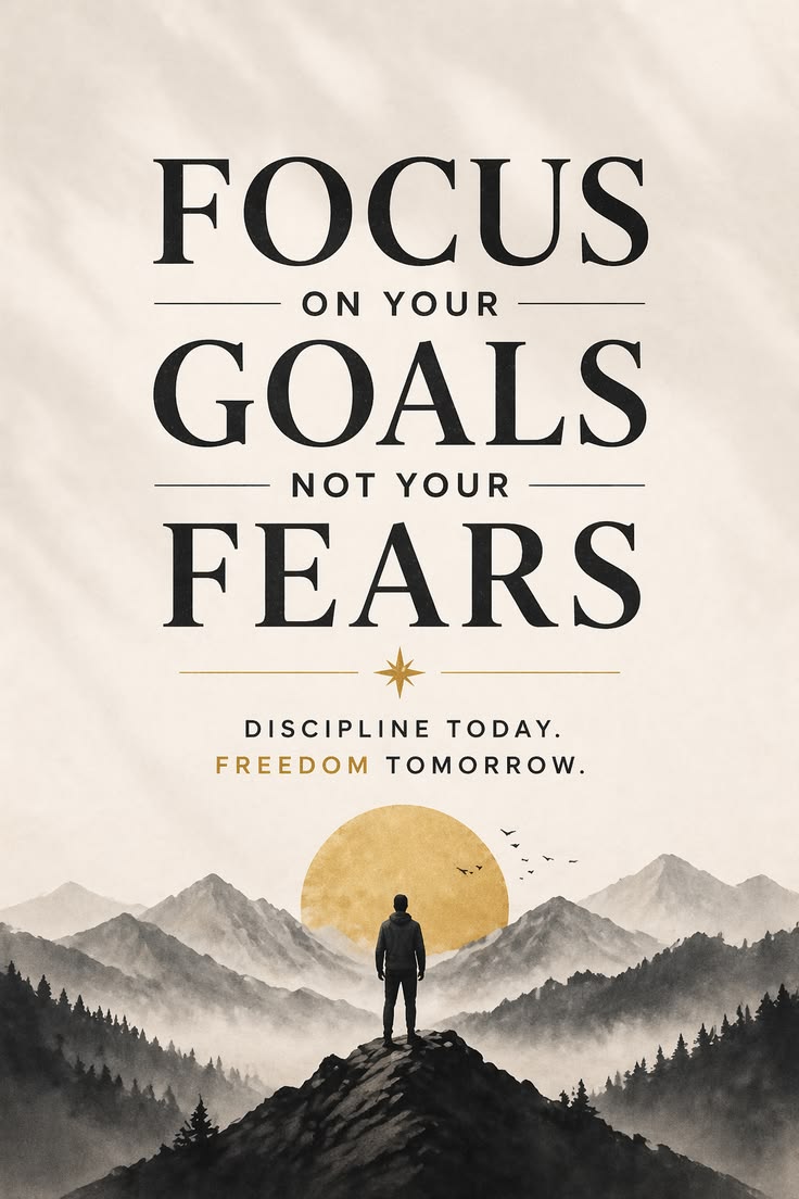 Focus on Your Goals Not Your Fears