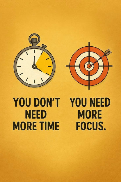 You Don't Need More Time,