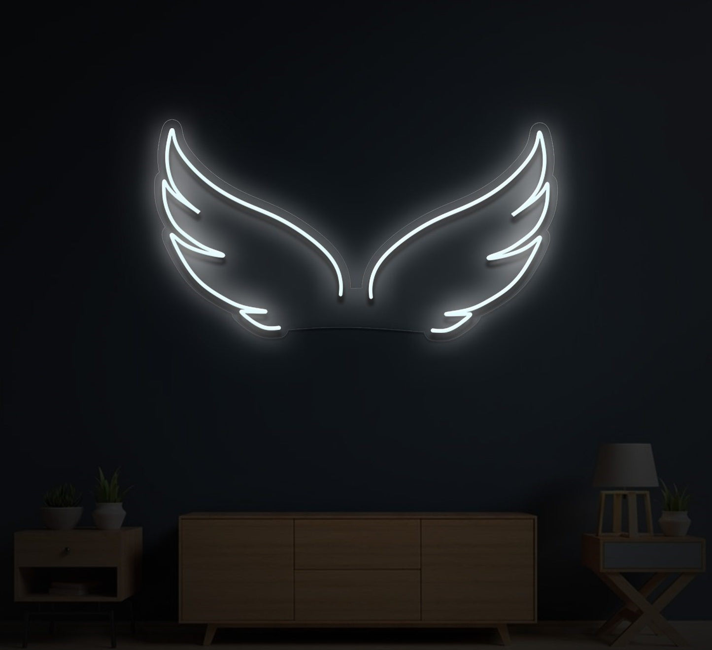 Classic LED Neon Angel Wings