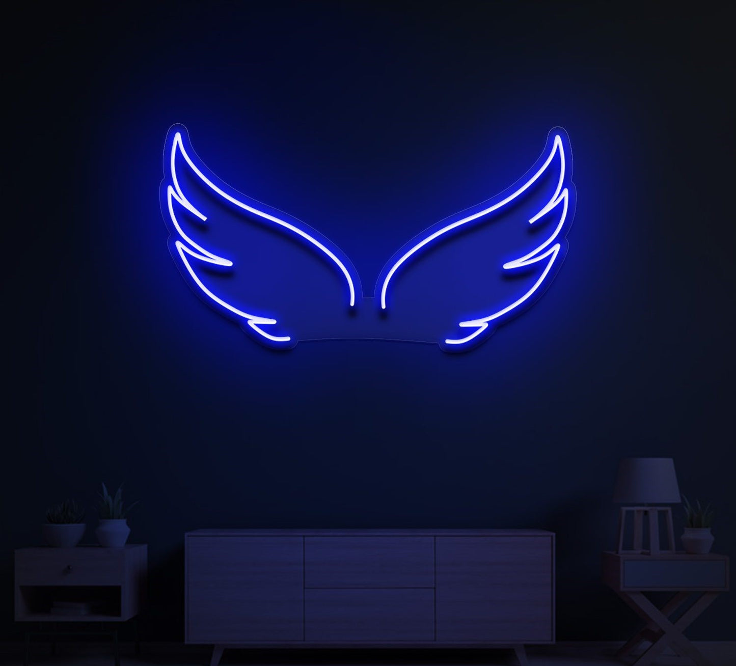 Classic LED Neon Angel Wings