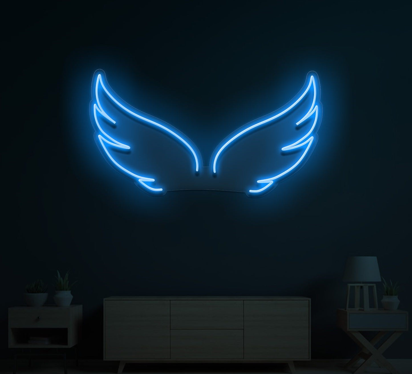 Classic LED Neon Angel Wings