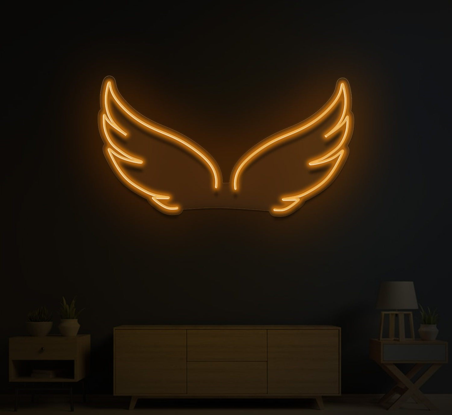 Classic LED Neon Angel Wings