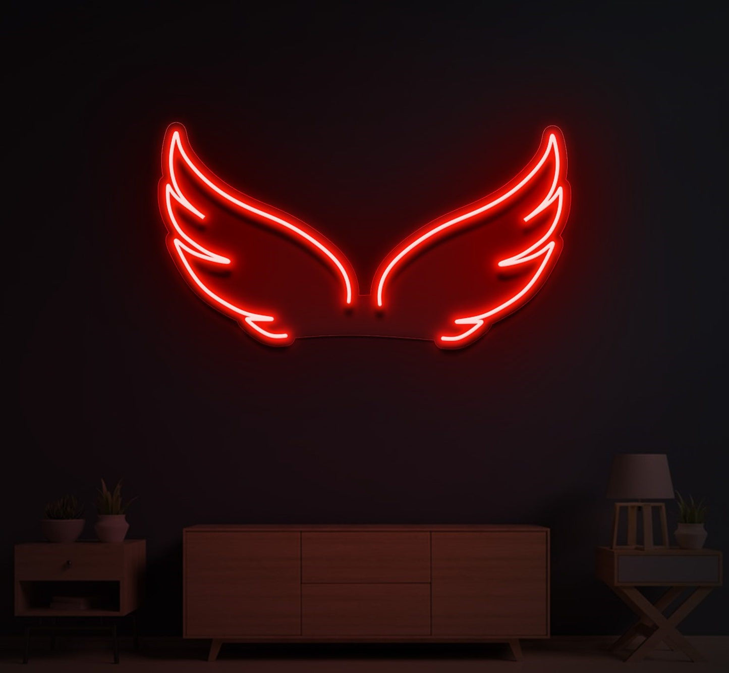 Classic LED Neon Angel Wings