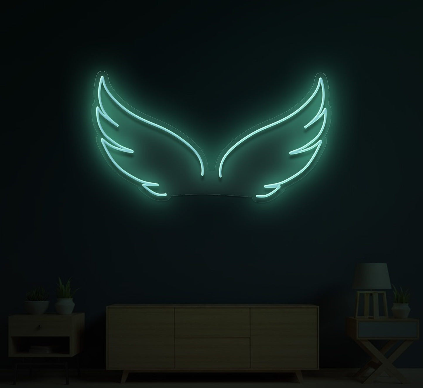 Classic LED Neon Angel Wings