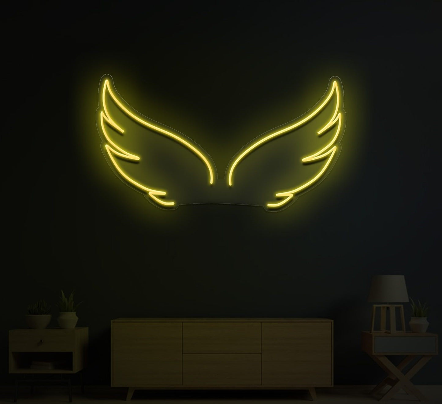 Classic LED Neon Angel Wings