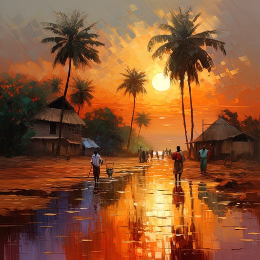 Golden Hour Village Walk